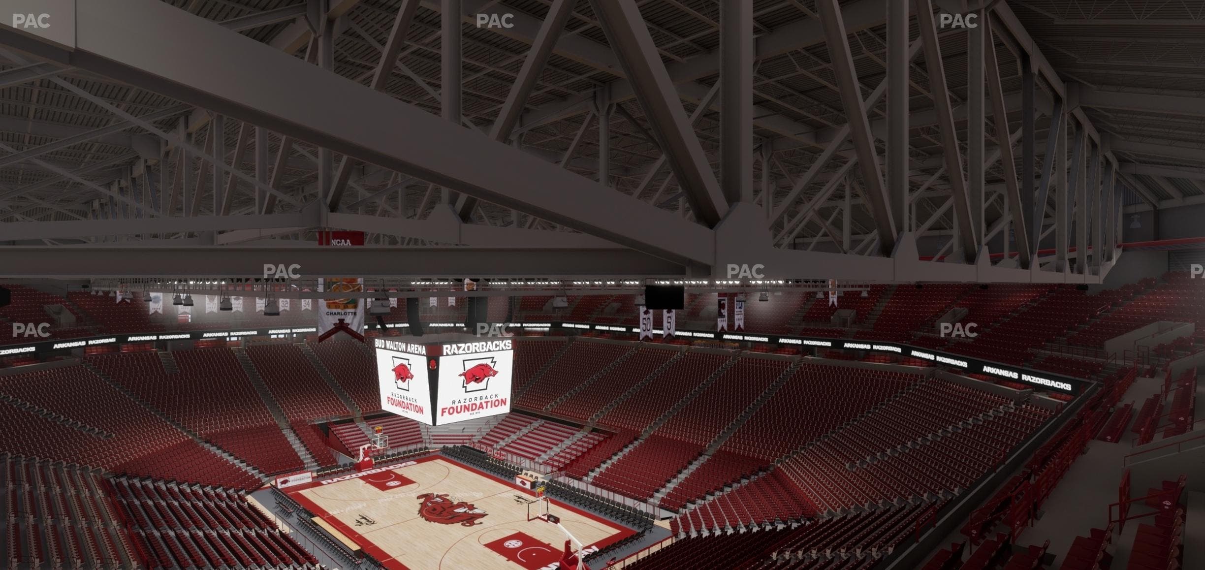 Bud Walton Arena - Section 212 Seat View