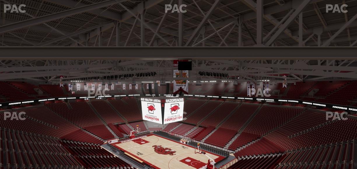 Bud Walton Arena - Section 213 Seat View