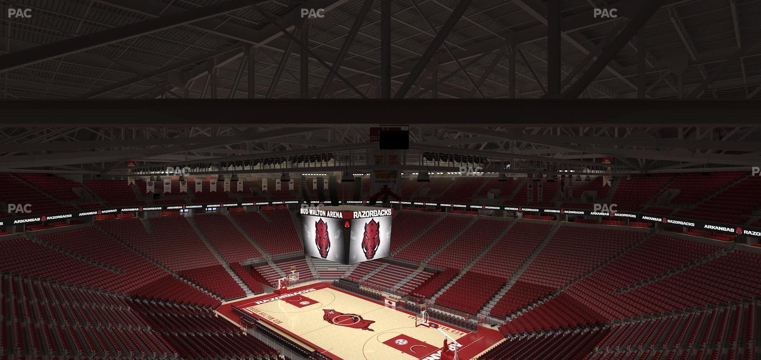 Bud Walton Arena - Section 213 Seat View