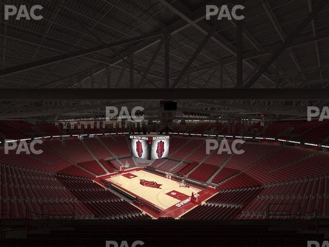 Bud Walton Arena - Section 213 Seat View