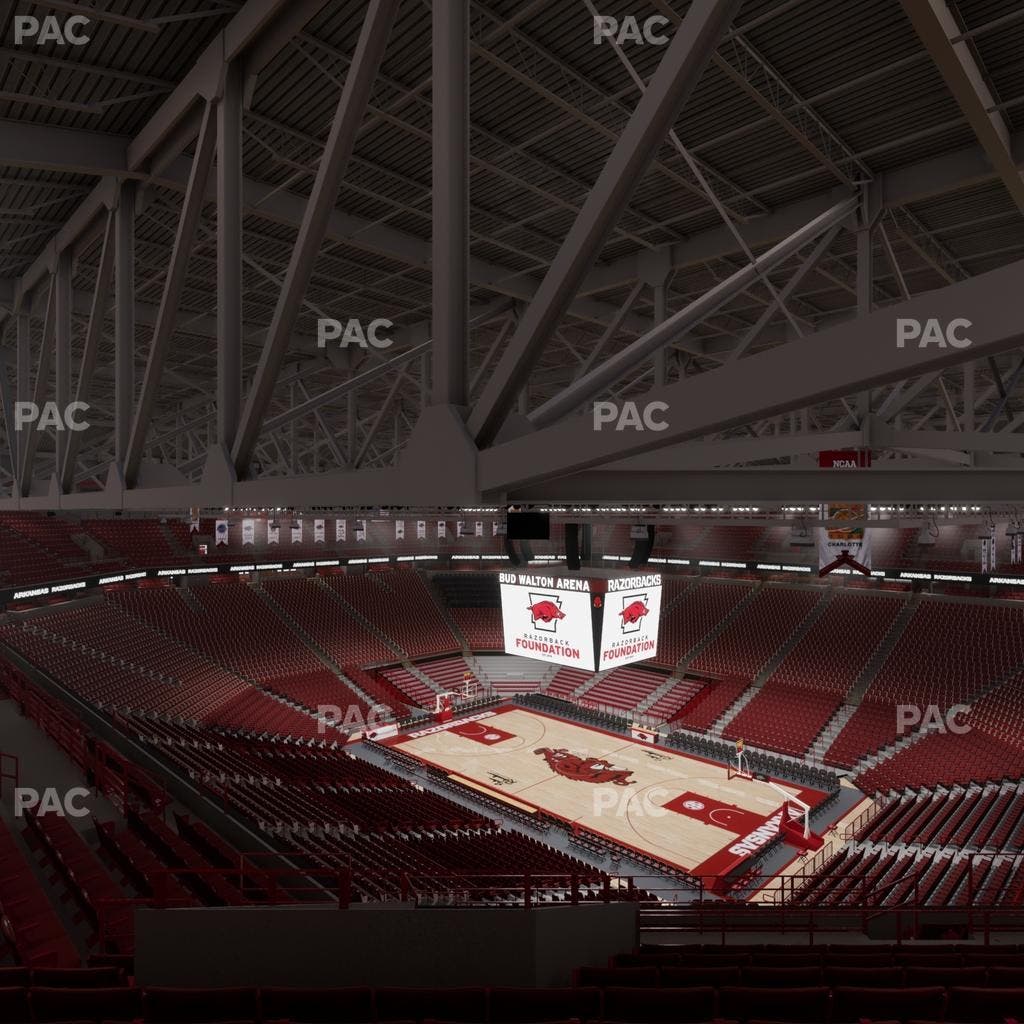 Bud Walton Arena - Section 214 Seat View