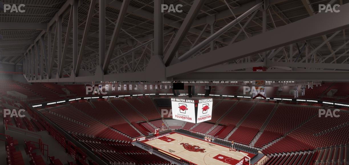 Bud Walton Arena - Section 214 Seat View