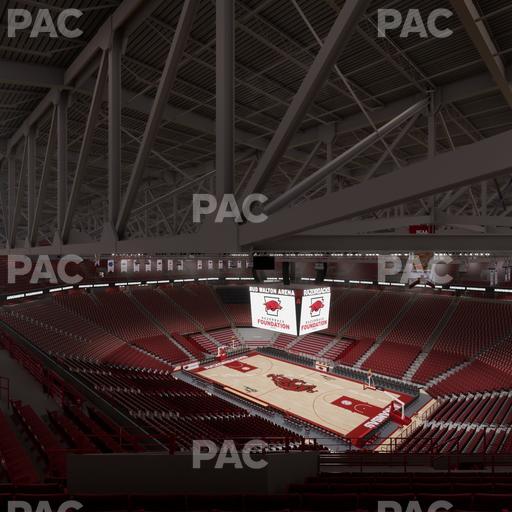 Bud Walton Arena - Section 214 Seat View