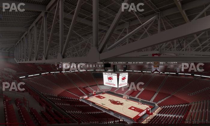 Bud Walton Arena - Section 214 Seat View