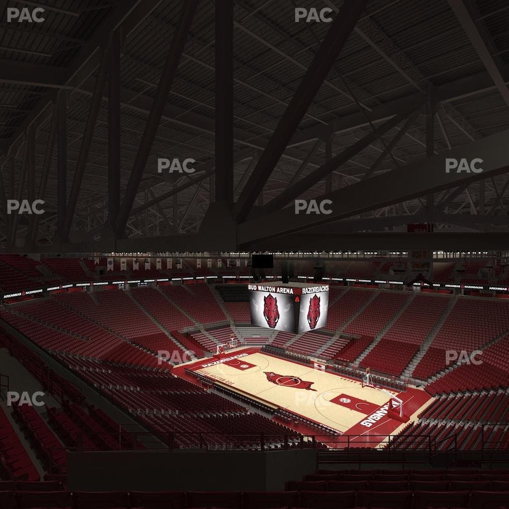 Bud Walton Arena - Section 214 Seat View
