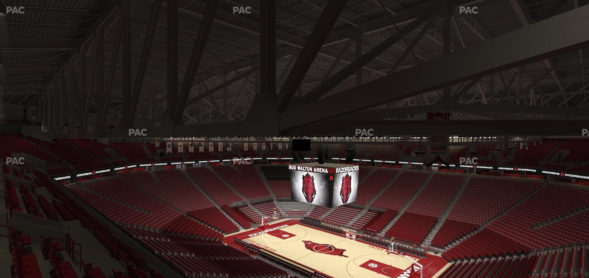 Bud Walton Arena - Section 214 Seat View