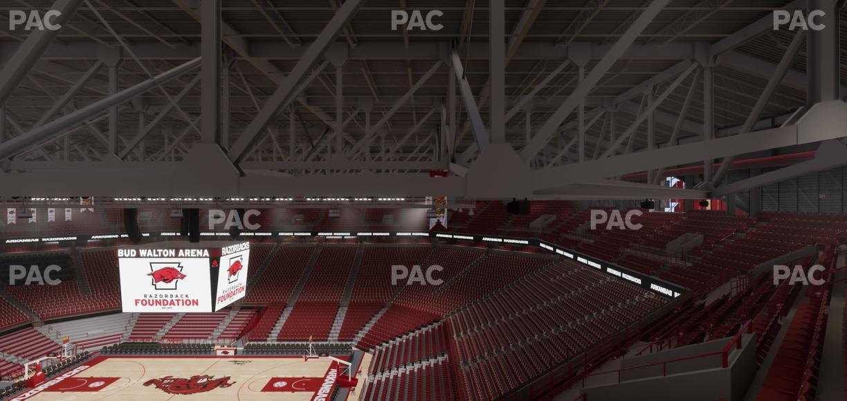 Bud Walton Arena - Section 215 Seat View