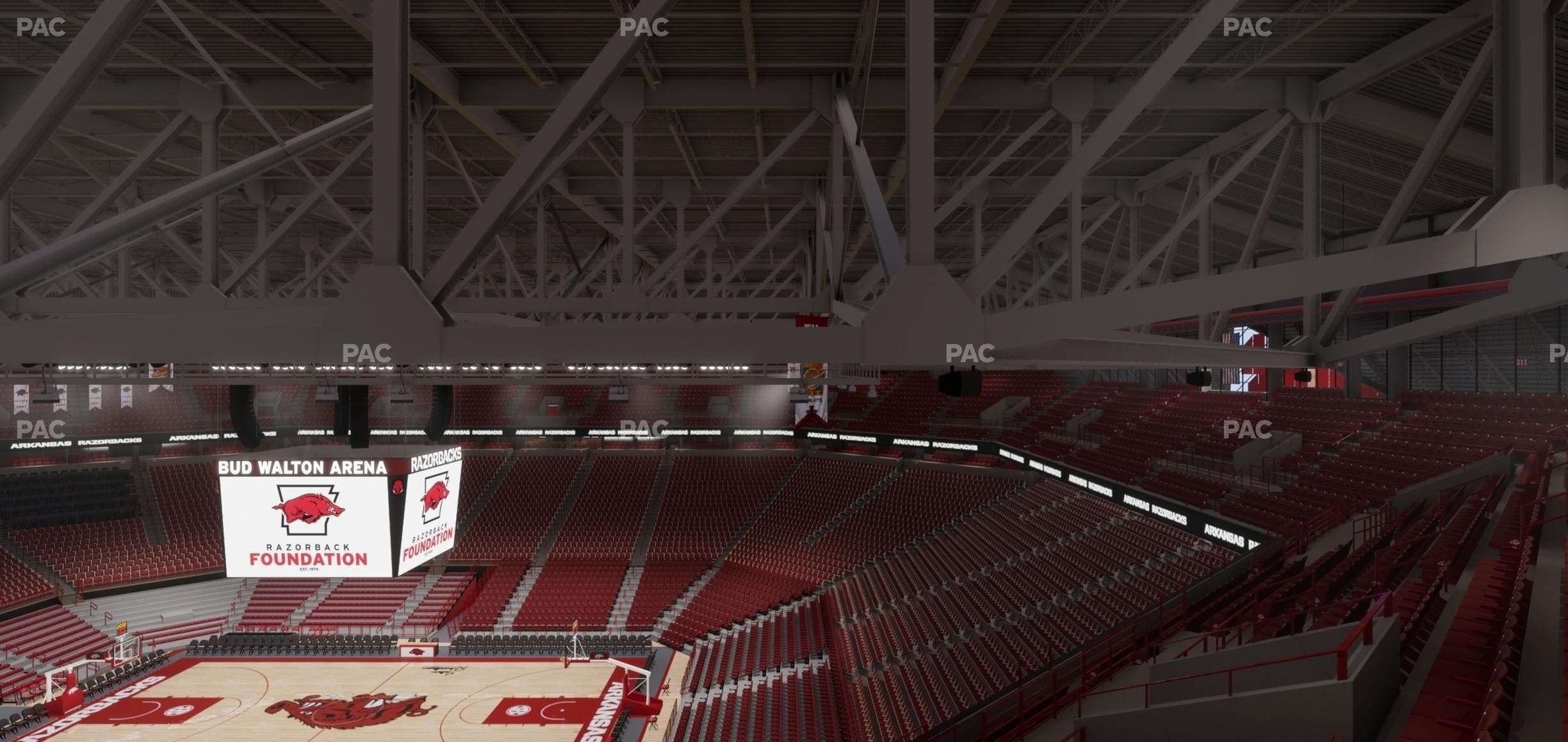 Bud Walton Arena - Section 215 Seat View