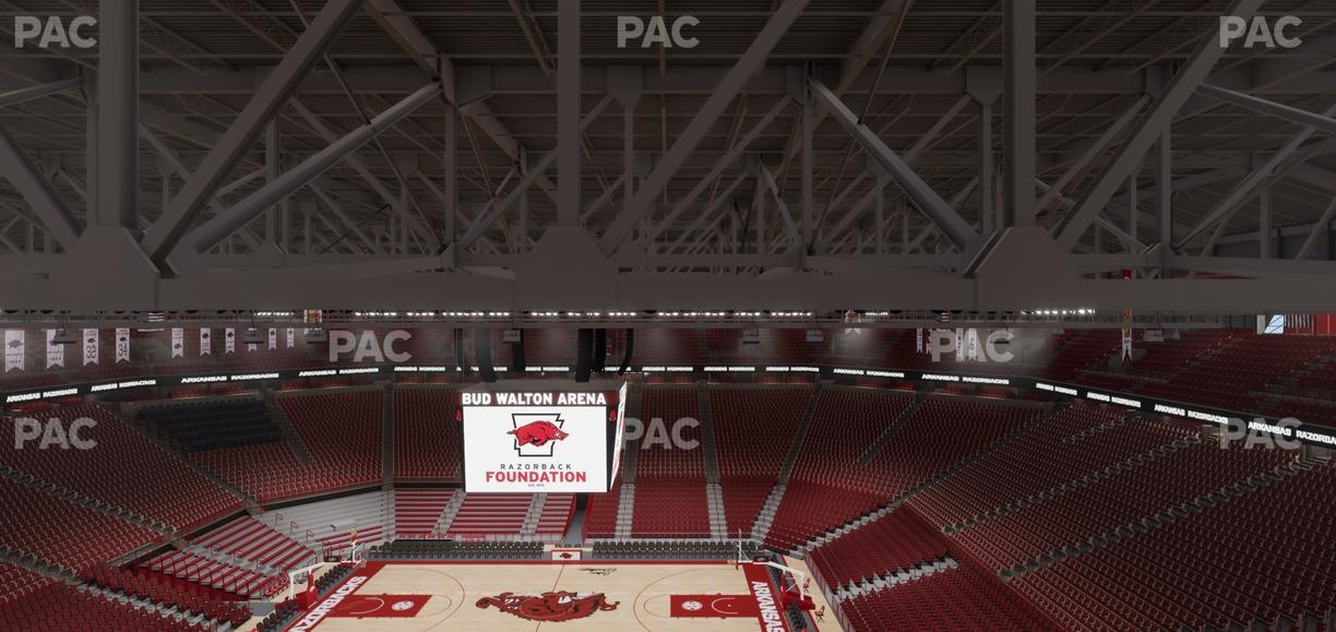 Bud Walton Arena - Section 217 Seat View