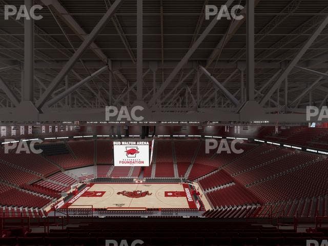 Bud Walton Arena - Section 217 Seat View
