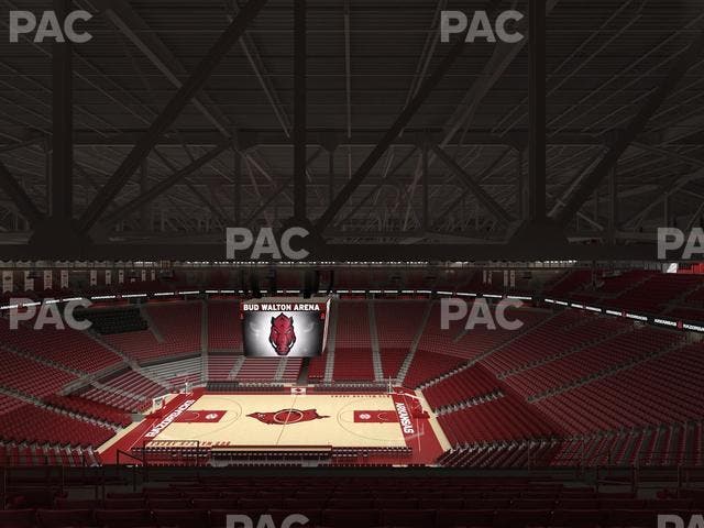 Bud Walton Arena - Section 217 Seat View