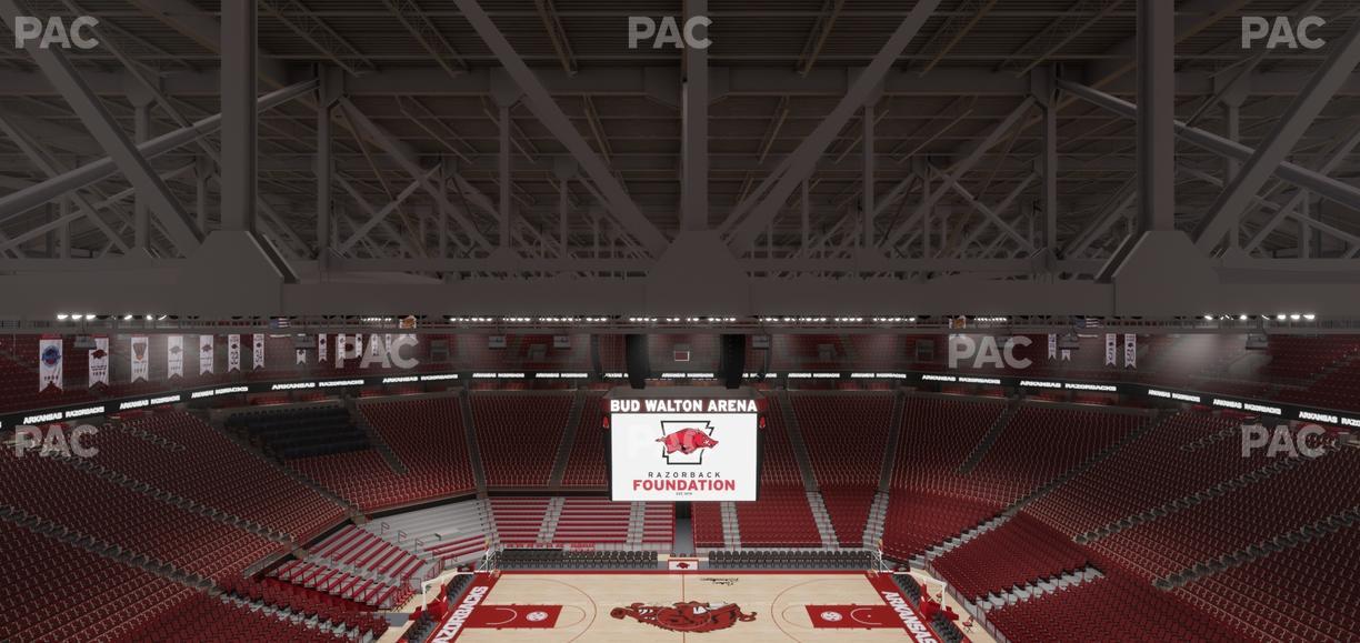 Bud Walton Arena - Section 218 Seat View