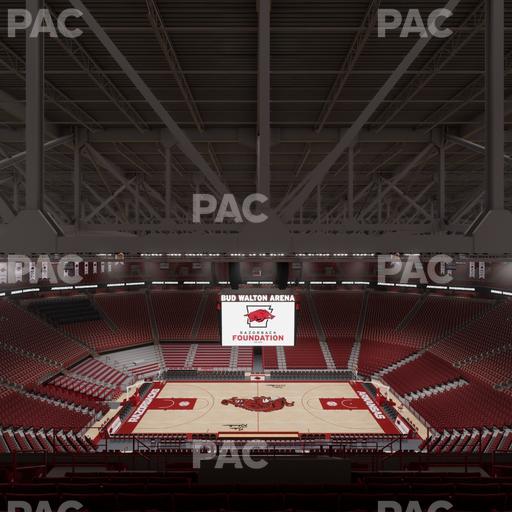 Bud Walton Arena - Section 218 Seat View