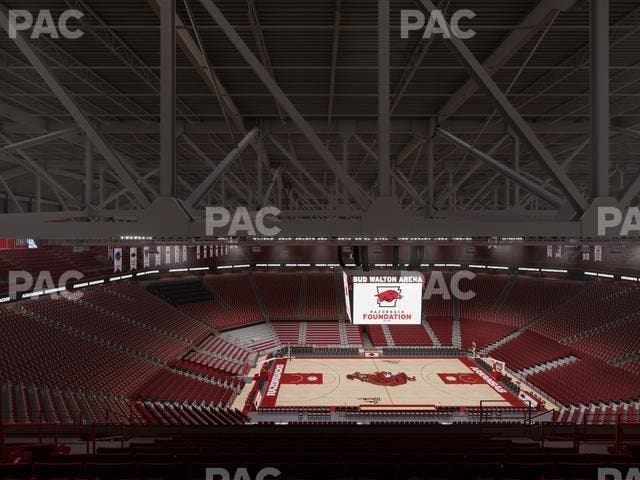 Bud Walton Arena - Section 219 Seat View