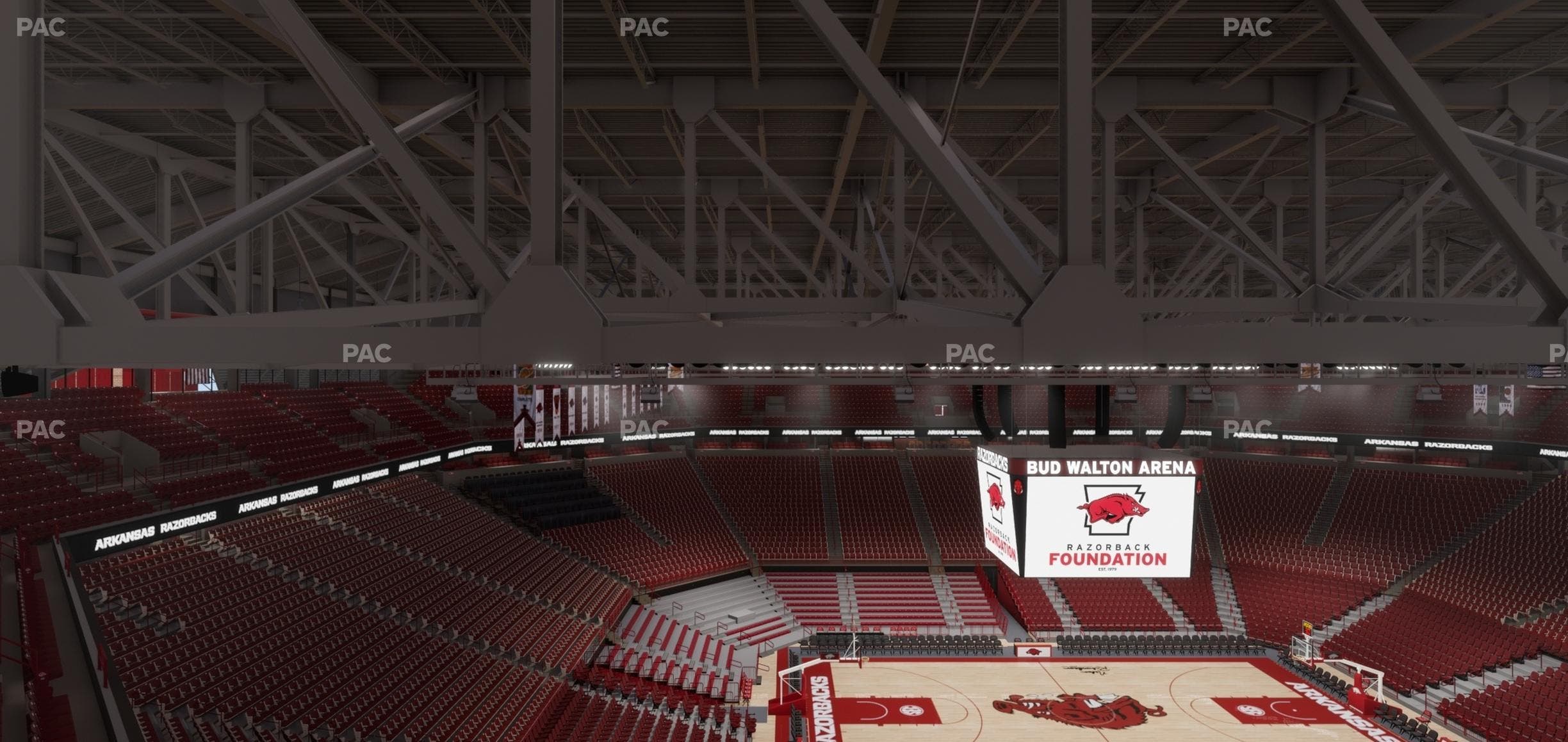 Bud Walton Arena - Section 220 Seat View