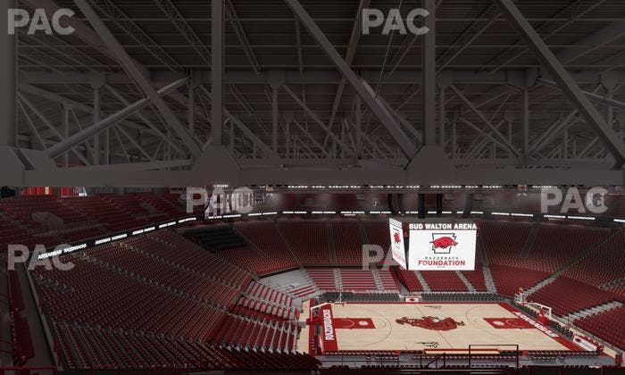 Bud Walton Arena - Section 220 Seat View