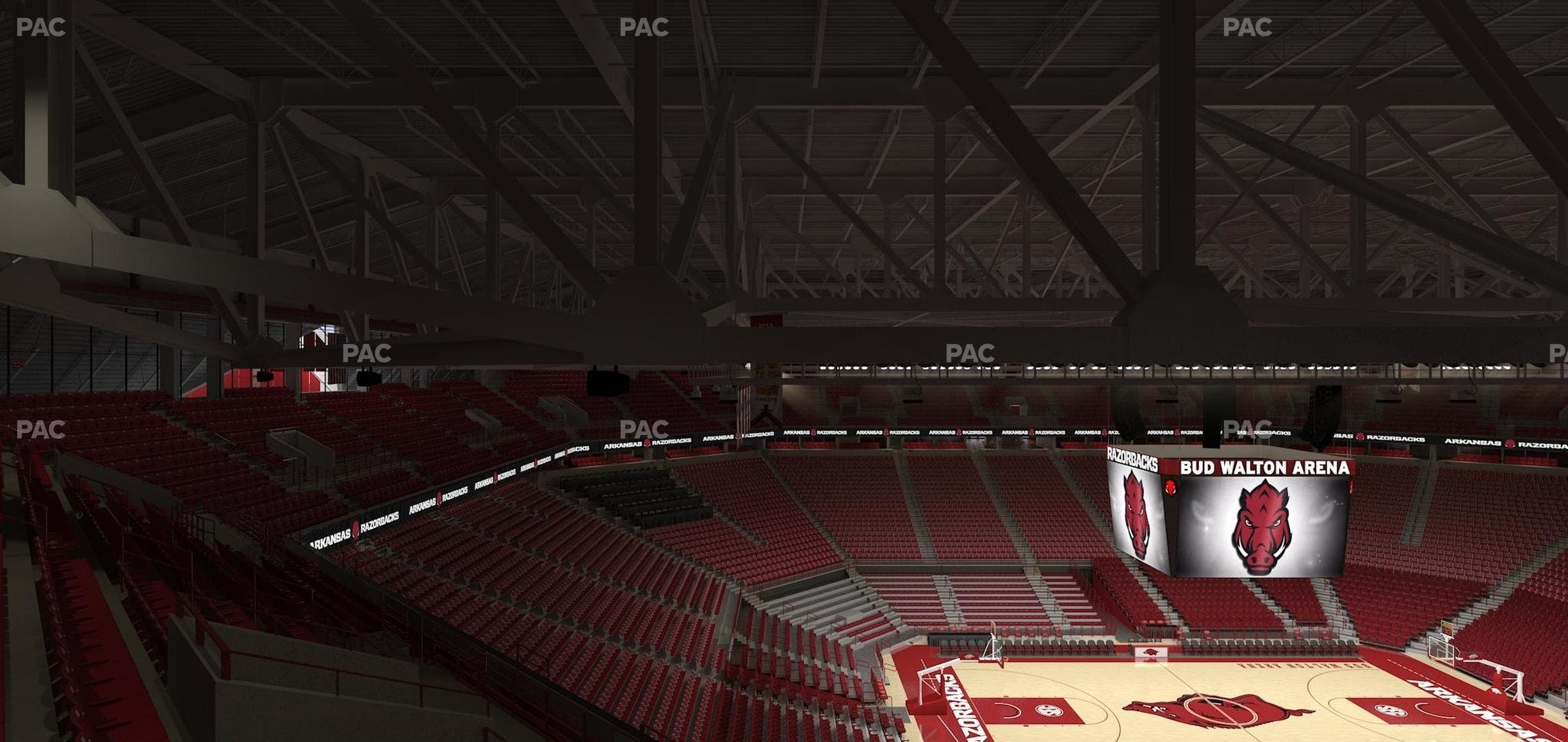 Bud Walton Arena - Section 221 Seat View