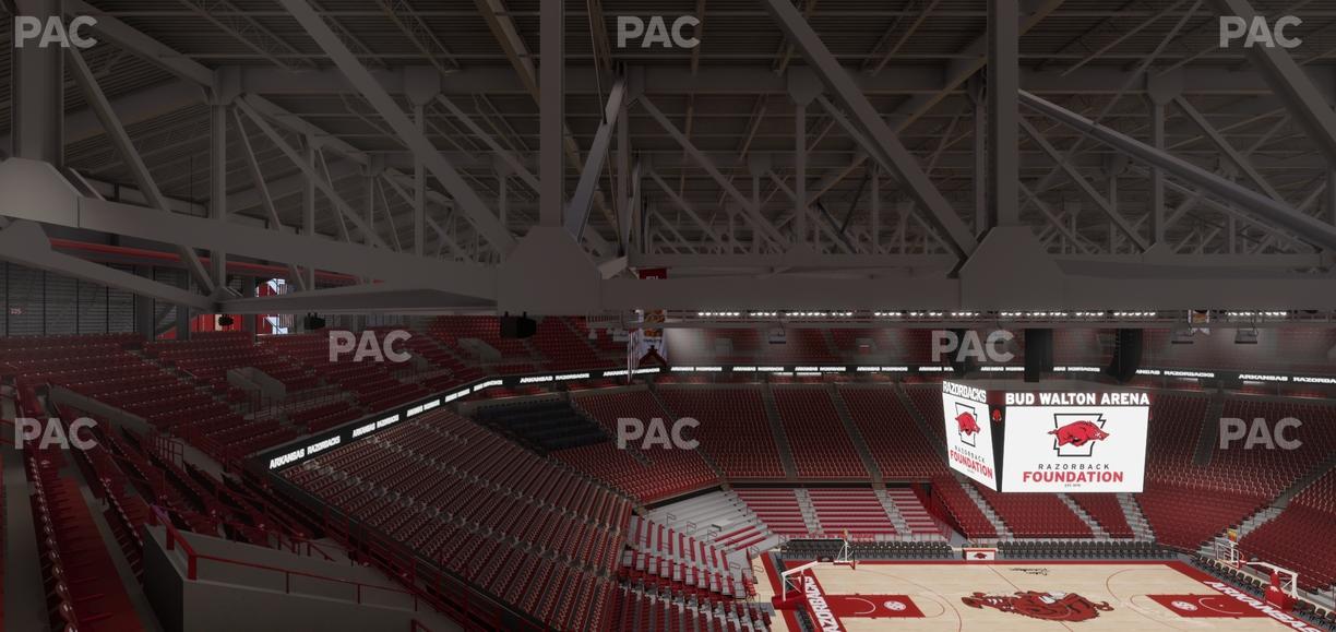 Bud Walton Arena - Section 221 Seat View