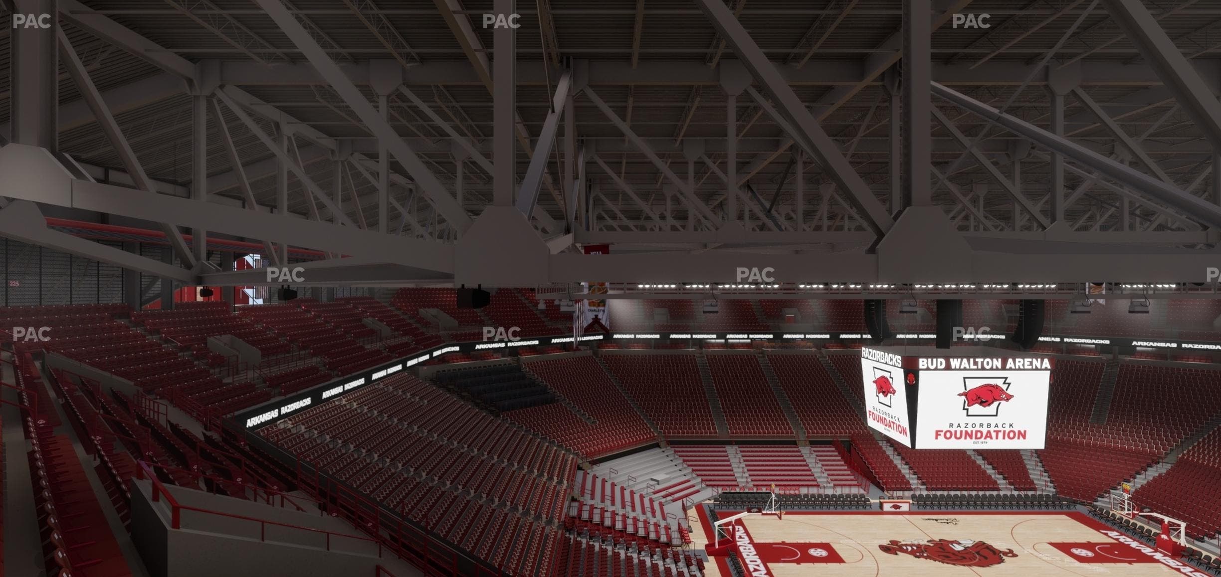 Bud Walton Arena - Section 221 Seat View
