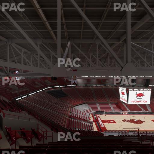 Bud Walton Arena - Section 221 Seat View