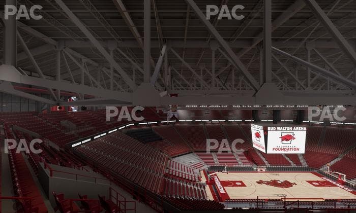 Bud Walton Arena - Section 221 Seat View