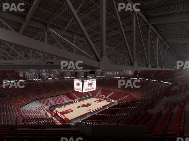 Bud Walton Arena - Section 222 Seat View Bud Walton Arena - Section 222 Seat View