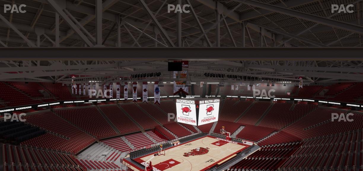 Bud Walton Arena - Section 223 Seat View