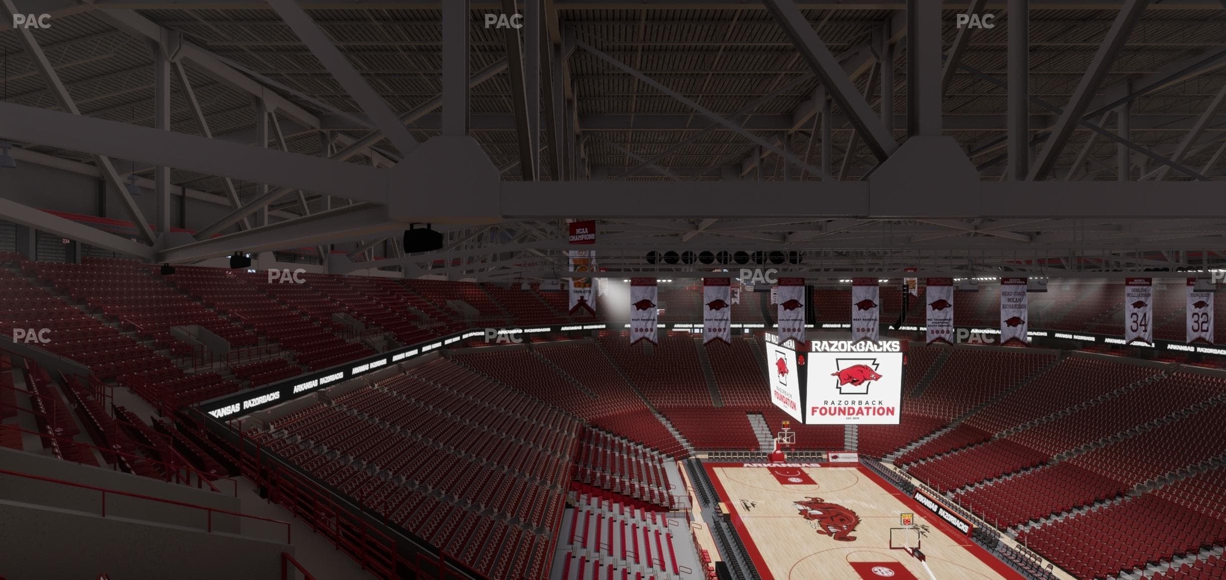Bud Walton Arena - Section 229 Seat View
