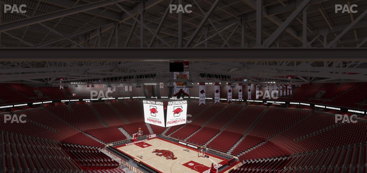 Bud Walton Arena - Section 231 Seat View