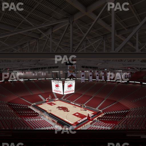 Bud Walton Arena - Section 231 Seat View