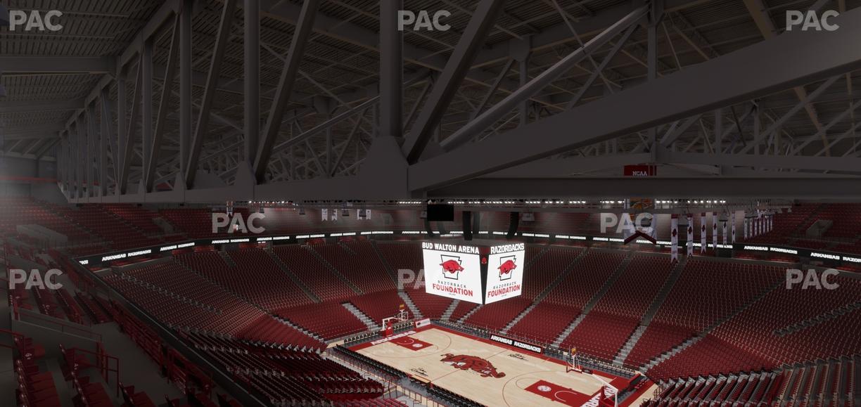 Bud Walton Arena - Section 232 Seat View