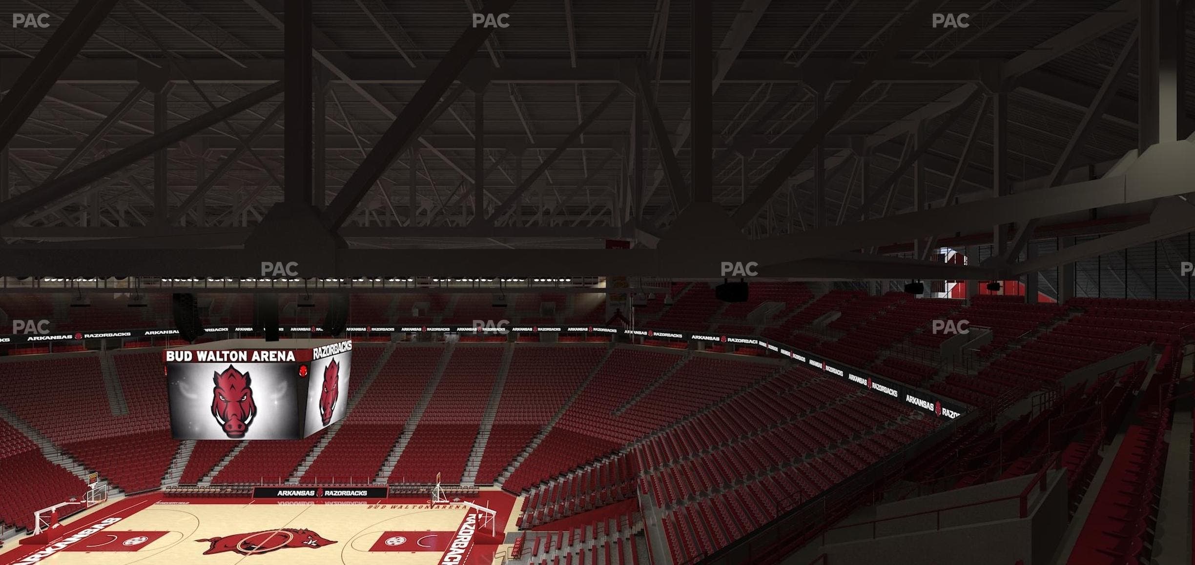 Bud Walton Arena - Section 233 Seat View