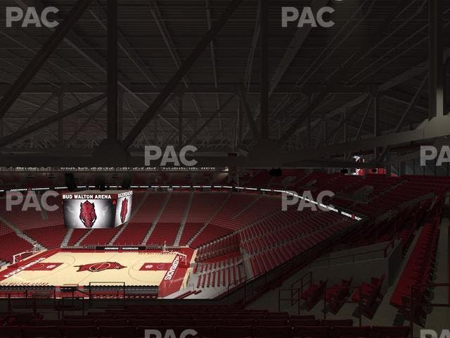 Bud Walton Arena - Section 233 Seat View