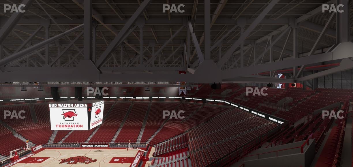 Bud Walton Arena - Section 233 Seat View