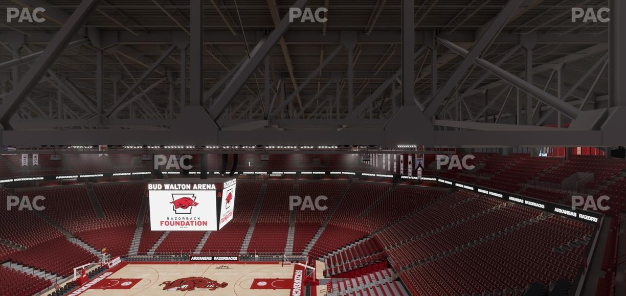 Bud Walton Arena - Section 234 Seat View
