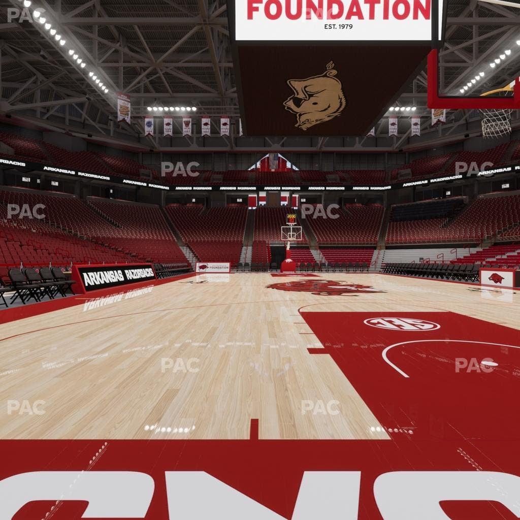 Bud Walton Arena - Section Baseline 1 Seat View