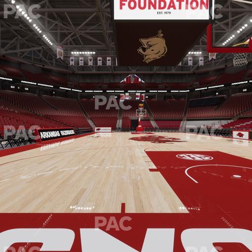 Bud Walton Arena - Section Baseline 1 Seat View