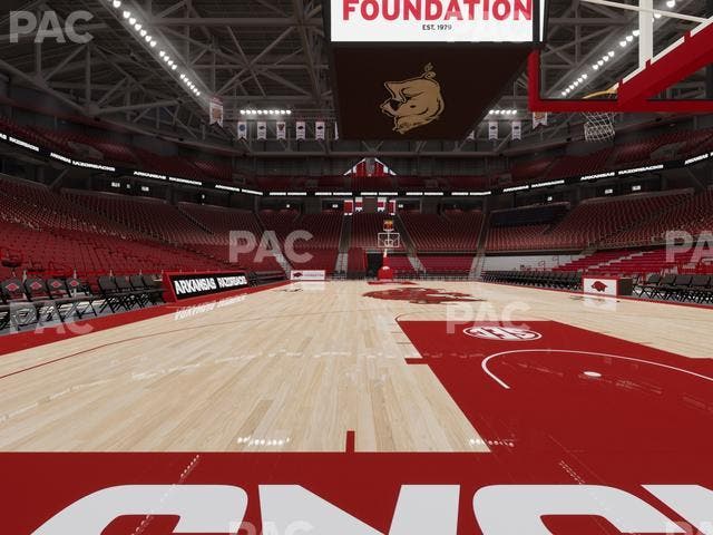 Bud Walton Arena - Section Baseline 1 Seat View Bud Walton Arena - Section Baseline 1 Seat View