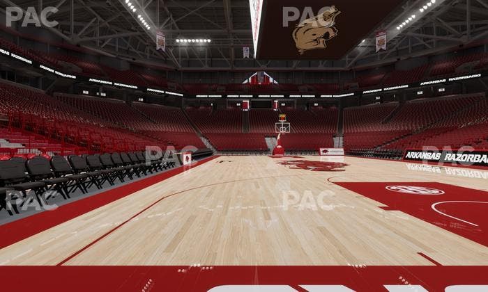 Bud Walton Arena - Section Baseline 2 Seat View