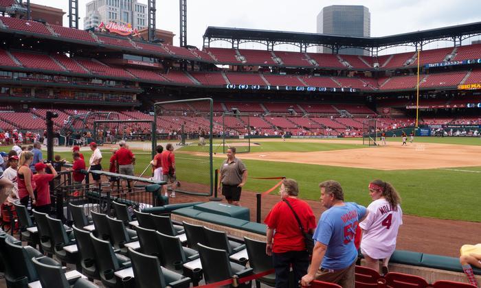 Busch Stadium - Section Diamond Box 140 Seat View