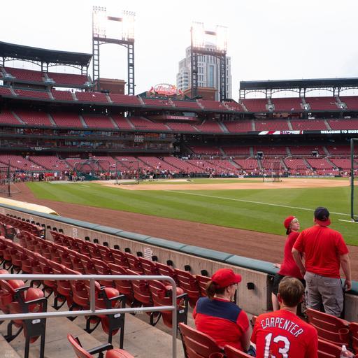 Busch Stadium - Section Dugout Box 136 Seat View