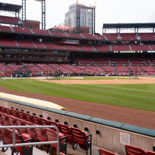 Busch Stadium - Section Dugout Box 137 Seat View