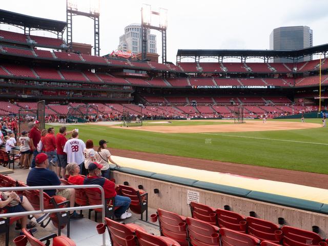 Busch Stadium - Section Dugout Box 138 Seat View Busch Stadium - Section Dugout Box 138 Seat View