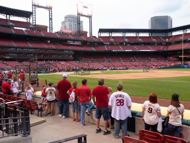 Busch Stadium - Section Dugout Box 139 Seat View Busch Stadium - Section Dugout Box 139 Seat View