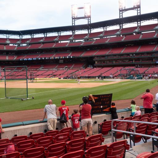 Busch Stadium - Section Dugout Box 163 Seat View