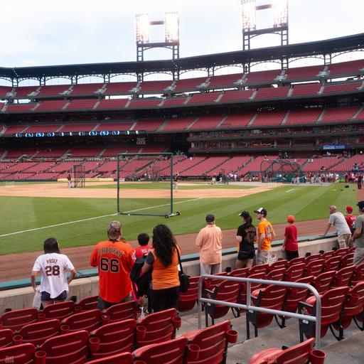 Busch Stadium - Section Dugout Box 164 Seat View