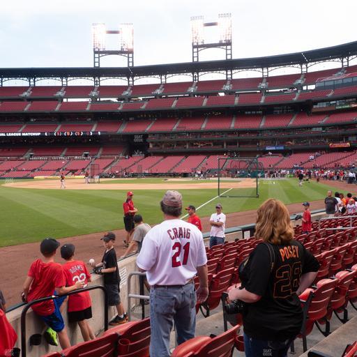 Busch Stadium - Section Dugout Box 166 Seat View