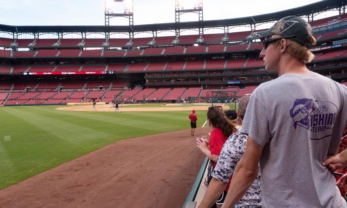 Busch Stadium - Section Dugout Box 167 Seat View