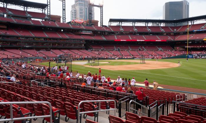 Busch Stadium - Section First Base Field Box 137 Seat View