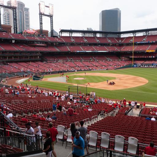 Busch Stadium - Section First Base Field Box 139 Seat View
